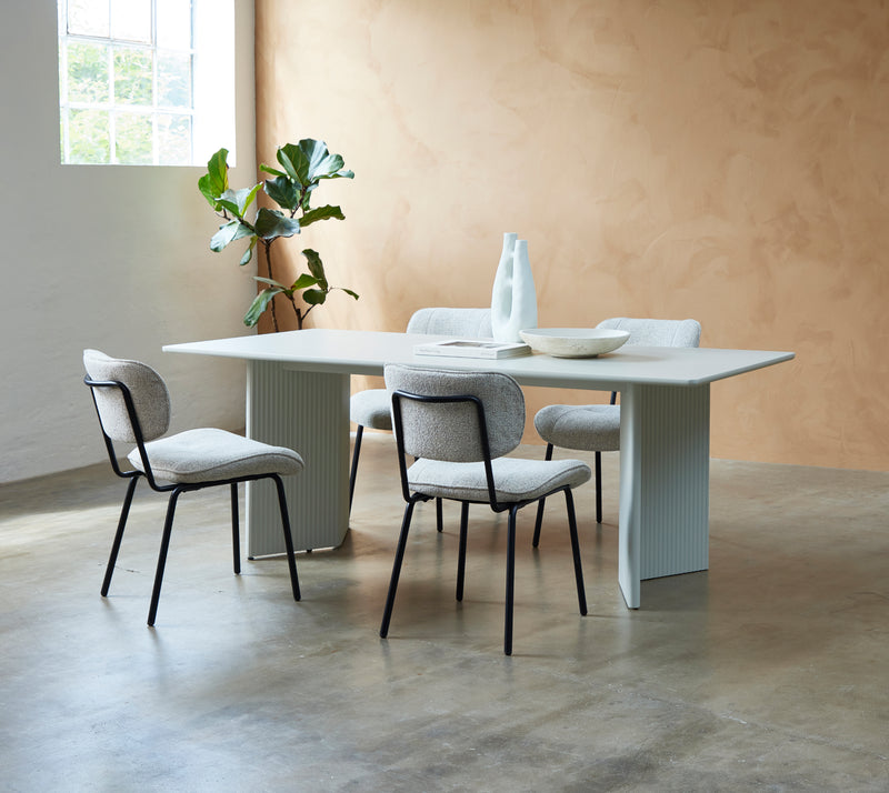 Brota Eetkamertafel - 200 x 90 cm - Greige - Eetkamertafels - Rebellenclub
