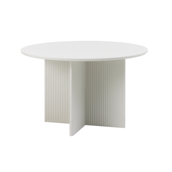 Brota Eetkamertafel - ø110 cm - Greige  - Eetkamertafels - Rebellenclub
