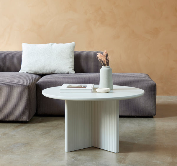 Brota Salontafel - ø80 cm - Greige - Salontafels - Rebellenclub