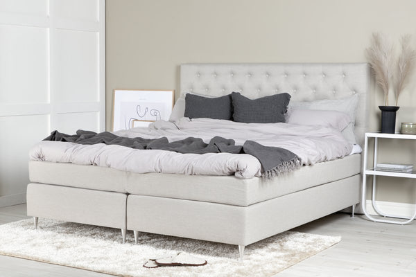 Cairns Tweepersoonsbed - 200 x 180 cm - Beige