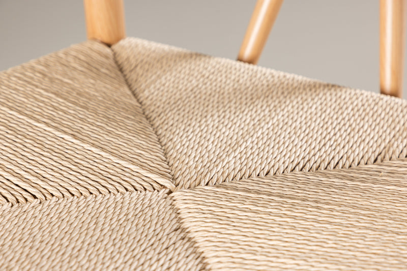 Clun Eetkamerstoel - Naturel Beige - Eetkamerstoelen - Rebellenclub