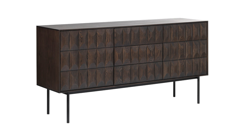 Coos Dressoir - 160 x 45 cm - Bruin - Dressoirs - Rebellenclub