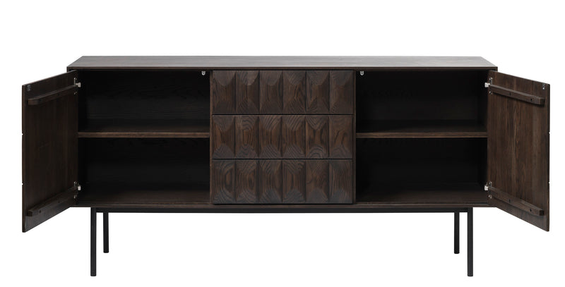 Coos Dressoir - 160 x 45 cm - Bruin - Dressoirs - Rebellenclub