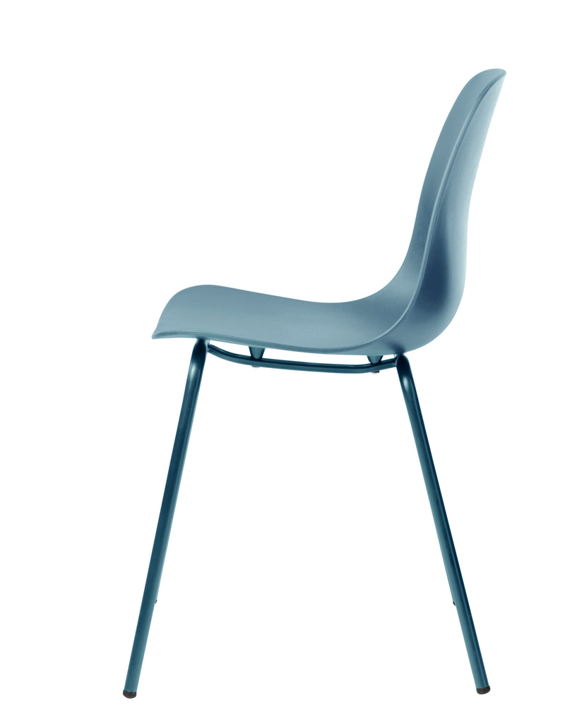 Cusco Eetkamerstoel - Set van 4 - Blauw   - Eetkamerstoelen - Rebellenclub