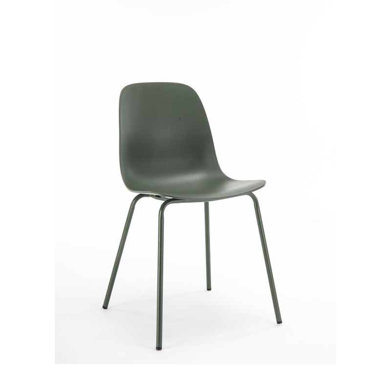 Cusco Eetkamerstoel - Set van 4 - Olijf   - Eetkamerstoelen - Rebellenclub