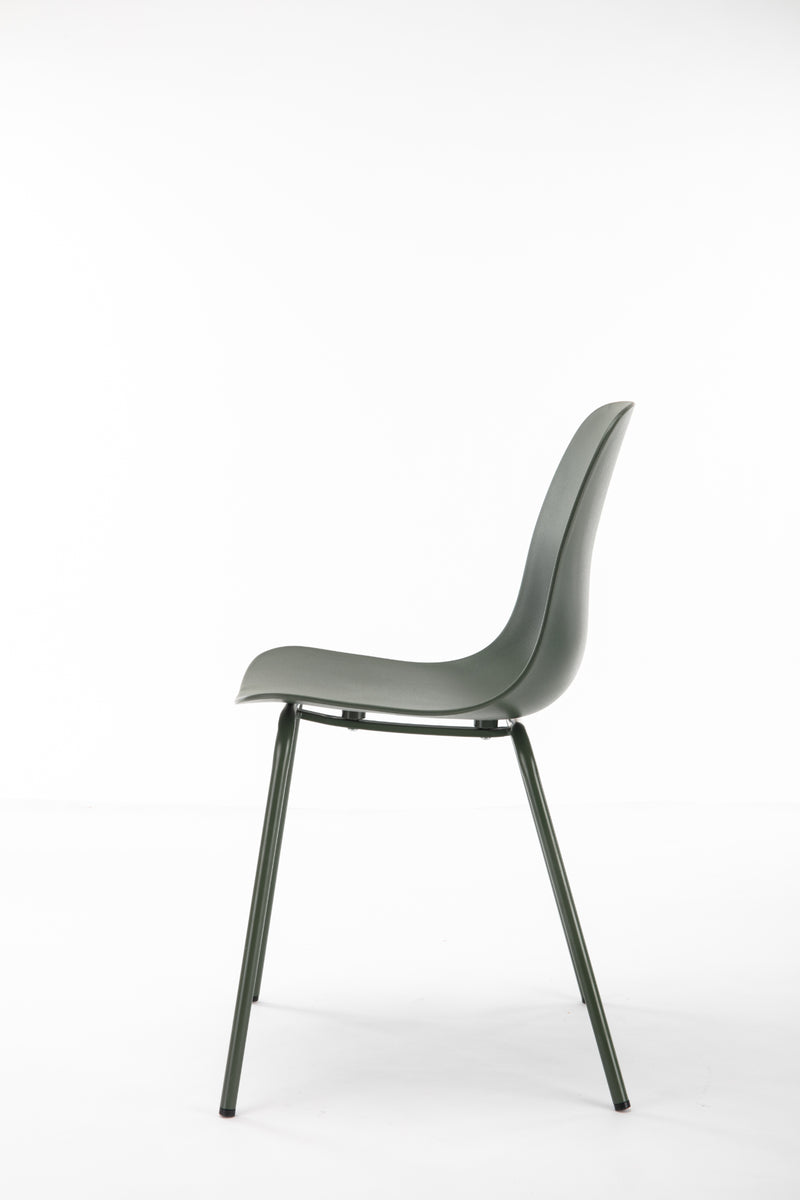 Cusco Eetkamerstoel - Set van 4 - Olijf   - Eetkamerstoelen - Rebellenclub