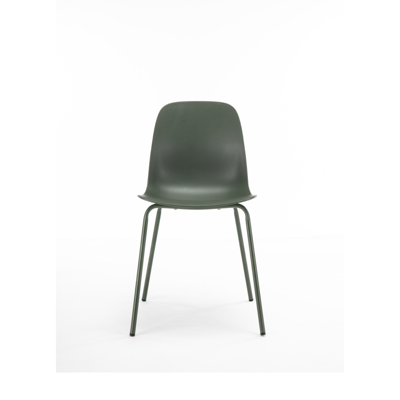 Cusco Eetkamerstoel - Set van 4 - Olijf   - Eetkamerstoelen - Rebellenclub