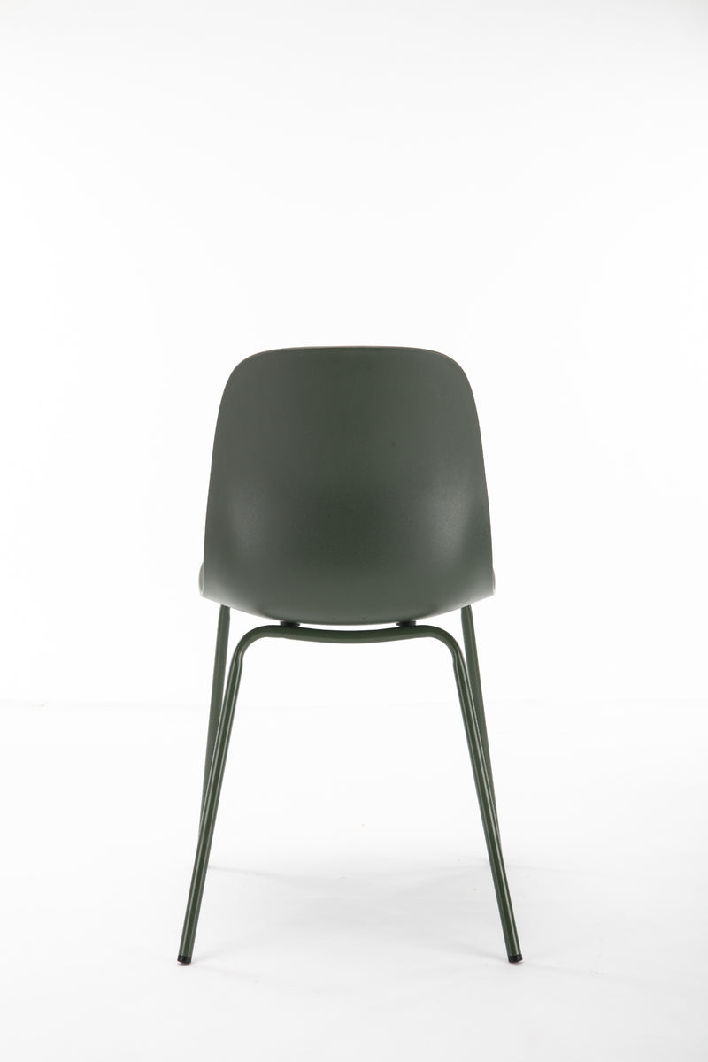 Cusco Eetkamerstoel - Set van 4 - Olijf   - Eetkamerstoelen - Rebellenclub