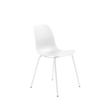 Cusco Eetkamerstoel - Set van 4 - Wit  - Eetkamerstoelen - Rebellenclub