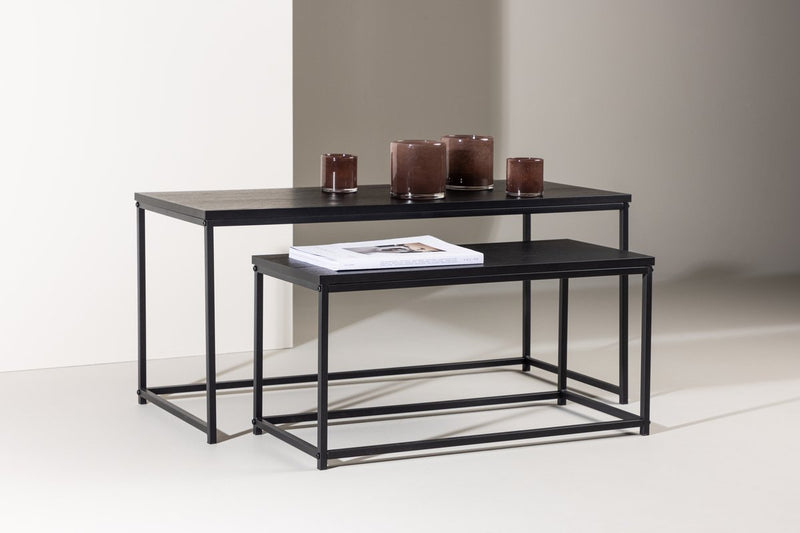 Dalby Salontafel Set - Zwart - Salontafels - Rebellenclub