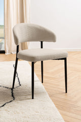 Eldor Eetkamerstoel - Set van 2 - Beige - Eetkamerstoelen - Rebellenclub