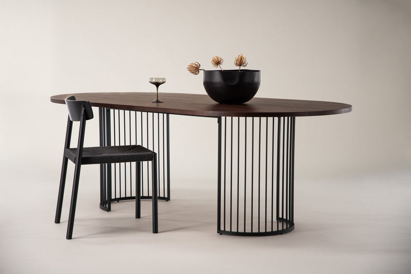 Fiorita Eetkamertafel - 220 x 110 cm - Walnoot - Eetkamertafels - Rebellenclub