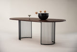 Fiorita Eetkamertafel - 220 x 110 cm - Walnoot - Eetkamertafels - Rebellenclub