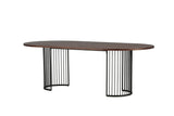 Fiorita Eetkamertafel - 220 x 110 cm - Walnoot - Eetkamertafels - Rebellenclub