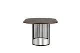 Fiorita Eetkamertafel - 220 x 110 cm - Walnoot - Eetkamertafels - Rebellenclub