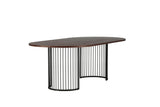 Fiorita Eetkamertafel - 220 x 110 cm - Walnoot - Eetkamertafels - Rebellenclub