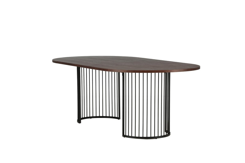 Fiorita Eetkamertafel - 220 x 110 cm - Walnoot - Eetkamertafels - Rebellenclub