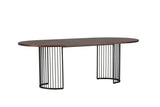 Fiorita Eetkamertafel - 220 x 110 cm - Walnoot - Eetkamertafels - Rebellenclub