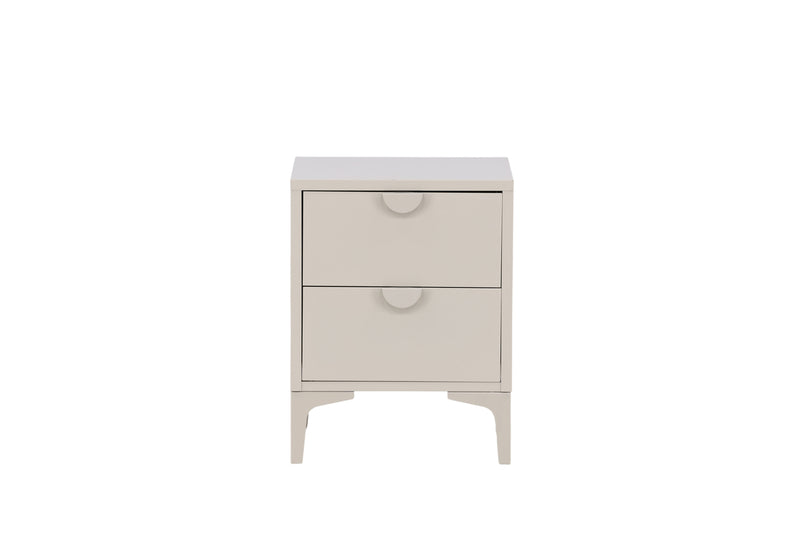 Nachtkastje met 1 lade FLAYAT Bouclé Beige Nachtkastje met 1 lade FLAYAT Bouclé Beige