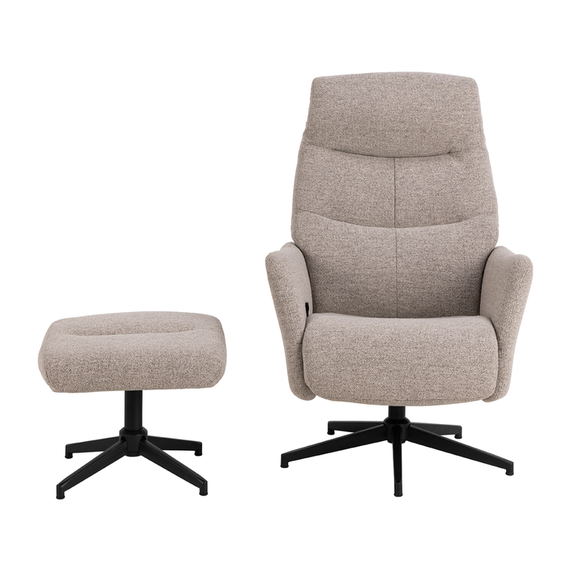 Gunto Fauteuil met voetsteun - Beige