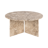 Jukaa Salontafel - ø90 cm - Beige Marmer - Salontafels - Rebellenclub