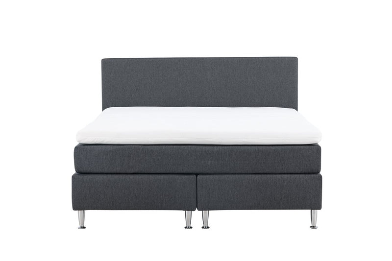 Kadina Tweepersoonsbed - 200 x 180 cm - Donkergrijs - Bedden - Rebellenclub