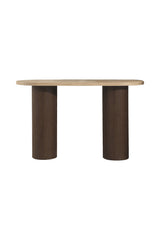 Kaloria Sidetable - 130 x 40 cm - Mokka / Travertin -  - Rebellenclub