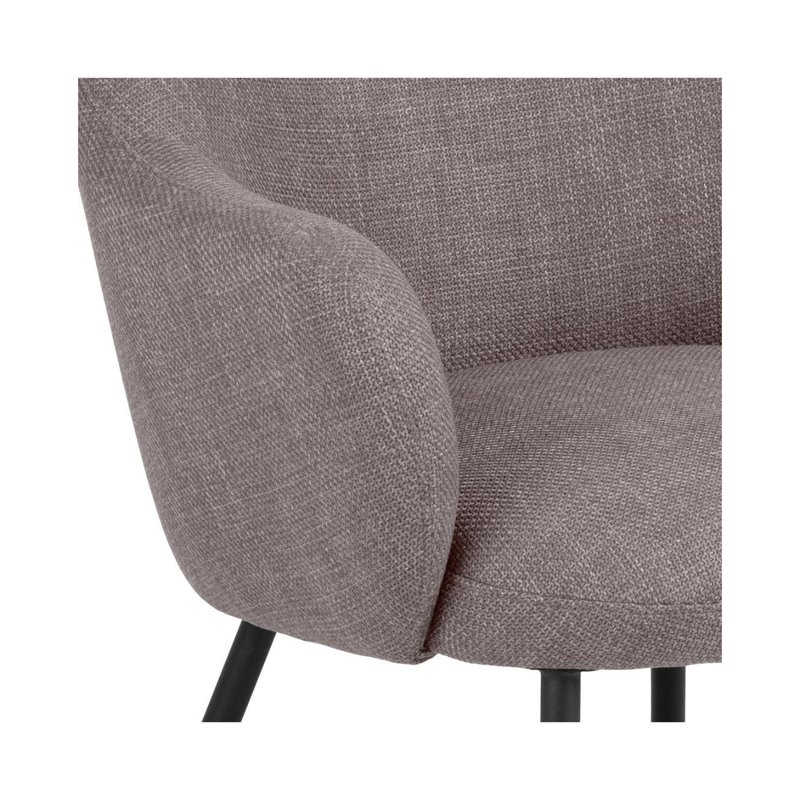 Lavina Fauteuil - Licht Grijs Bruin