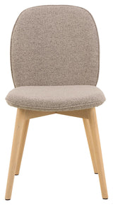 Leitra Eetkamerstoel - Set Van 2 - Beige - Eetkamerstoelen - Rebellenclub