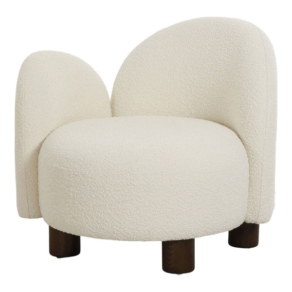 Lillo Fauteuil - Wit Bouclé - Links - Fauteuils - Rebellenclub