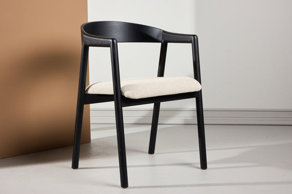Loima Eetkamerstoel - Set van 2 - Zwart - Eetkamerstoelen - Rebellenclub