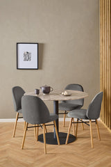 Lolo Eetkamerstoel - Set Van 2 - Donker Grijs - Eetkamerstoelen - Rebellenclub