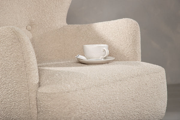 Lov Fauteuil - Beige Bouclé - Fauteuils - Rebellenclub