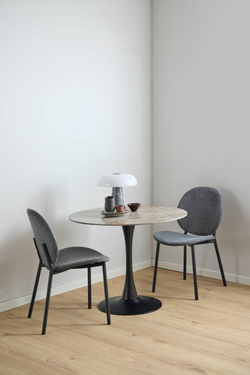 Lugo Eetkamertafel - ø90 cm - Bruin - Eetkamertafels - Rebellenclub