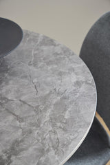 Lugo Eetkamertafel - ø90 cm - Grijs - Eetkamertafels - Rebellenclub