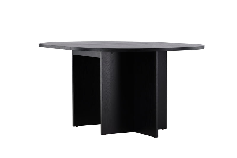 Magna Eetkamertafel - ø120cm - Zwart