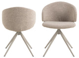 Malawi Eetkamerstoel - Beige met beige frame - Eetkamerstoelen - Rebellenclub