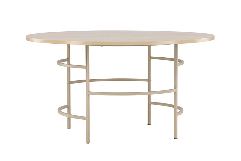 Mondello Eetkamertafel - ø140 cm - Beige - Eetkamertafels - Rebellenclub