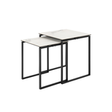 Muker Salontafel Set - 50 x 50 cm - Wit