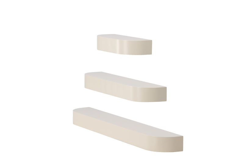 Nerano Wandplanken - set van 3 - Beige - Wandplanken - Rebellenclub