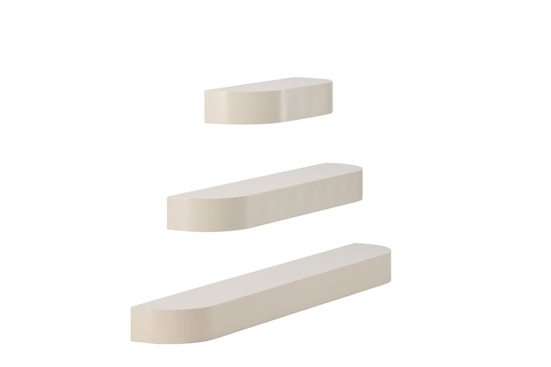 Nerano Wandplanken - set van 3 - Beige - Wandplanken - Rebellenclub