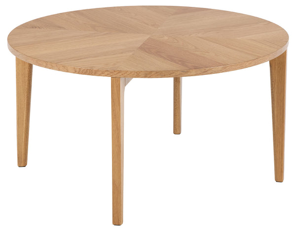 Olea Salontafel - ø80cm - Eiken Sterrenpatroon - Salontafels - Rebellenclub