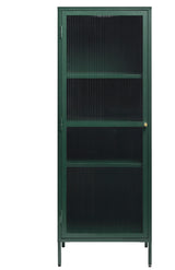 Omeo Vitrinekast - 160 x 58 cm - Groen - Vitrinekasten - Rebellenclub