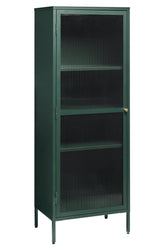 Omeo Vitrinekast - 160 x 58 cm - Groen - Vitrinekasten - Rebellenclub