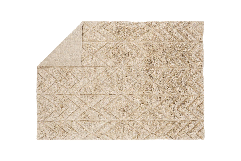 Romee vloerkleed vierkant beige Romee vloerkleed vierkant beige