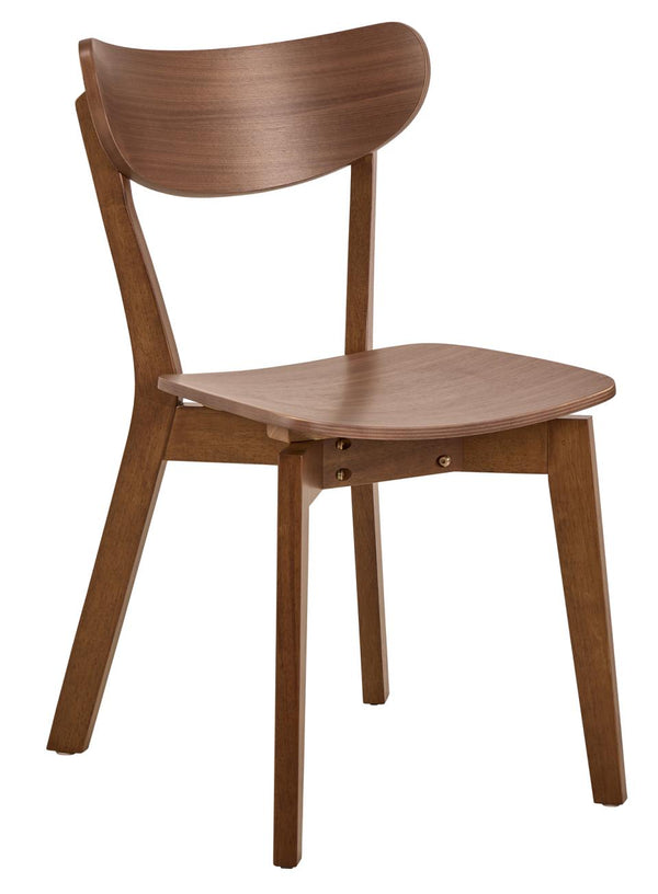 Roskilde Eetkamerstoel - Set Van 2 - Walnoot - Eetkamerstoelen - Rebellenclub