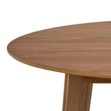 Roskilde Eetkamertafel - ø105 cm - Walnoot - Eetkamerstoelen - Rebellenclub