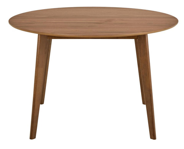 Roskilde Eetkamertafel - ø105 cm - Walnoot - Eetkamerstoelen - Rebellenclub