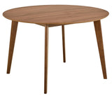 Roskilde Eetkamertafel - ø105 cm - Walnoot - Eetkamerstoelen - Rebellenclub