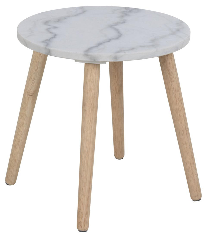 Salontafel Tjalmo ø40 - Wit marmer - Salontafels - Rebellenclub